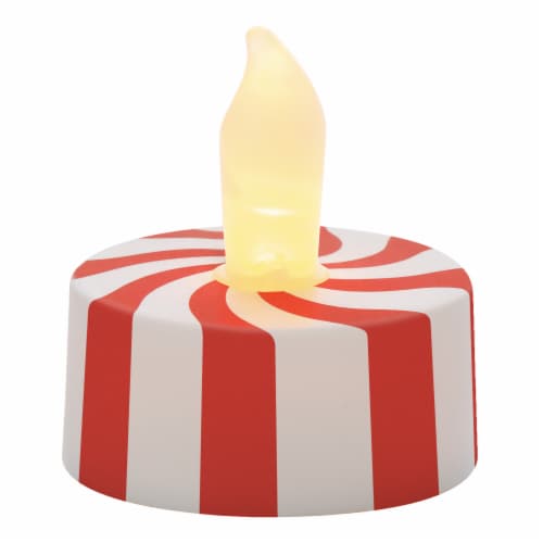 Sterno Home Twist Flame Peppermint Tea Lights Perspective: back