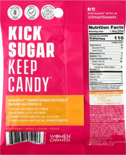 Smart Sweets™ Fruity Gummy Bears Perspective: back