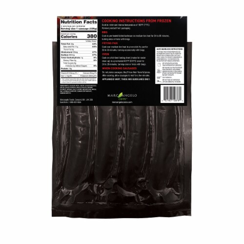 Marcangelo® Bacon Wrapped Italian Pork Sausage Spicy Italian Perspective: back