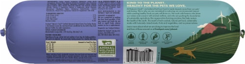 Freshpet® Nature's Fresh® Grain Free Turkey Recipe Wet Dog Food Roll Perspective: back