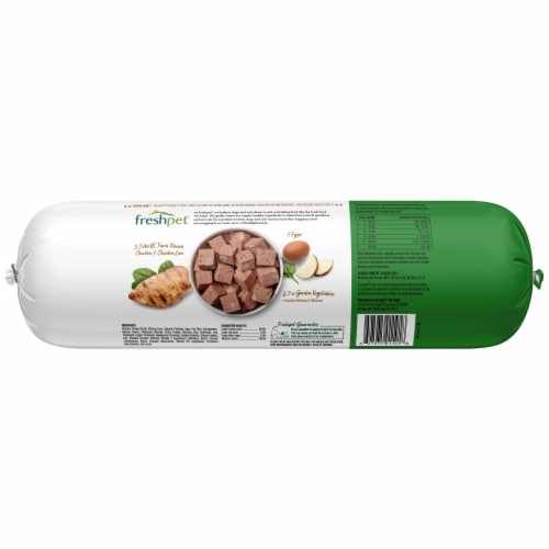 Freshpet Select Grain Free Chicken Recipe Dog Food Perspective: back