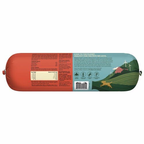 Freshpet Nature's Fresh Grass-Fed Beef & Brown Rice Recipe Dog Food Perspective: back