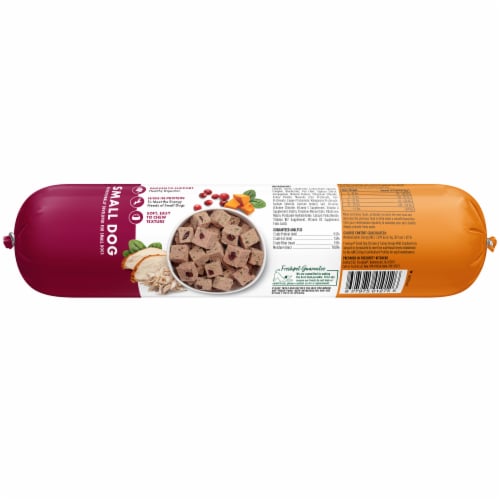 Freshpet Healthy & Natural Dog Food, Small Dog Fresh Chicken & Turkey Roll Perspective: back