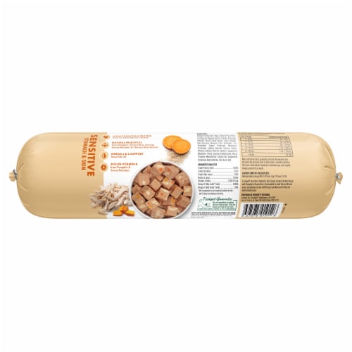 Freshpet Healthy & Natural Dog Food, Fresh Sensitive Stomach & Skin Roll Perspective: back