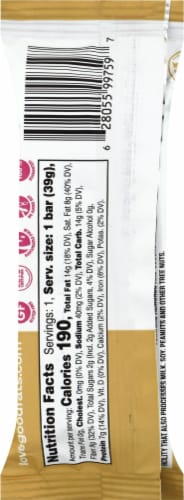 Love Good Fats Chocolate Chip Cookie Dough Energy Bars Perspective: back