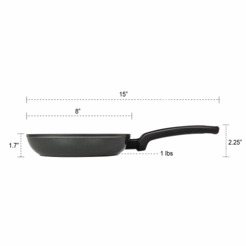 Fry Pan And Skillet, Ceramic Non-Stick Aluminium Cookware With Bakelite Handle, 8  (20Cm) Perspective: back