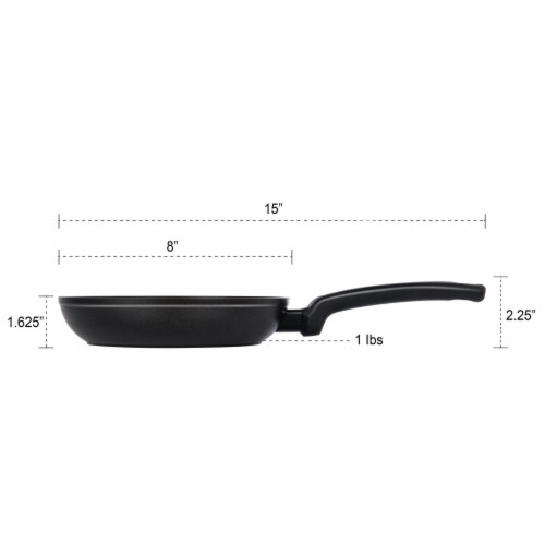 Fry Pan And Skillet, Non-Stick Aluminium Cookware With Bakelite Handle, 8 (20Cm) Perspective: back