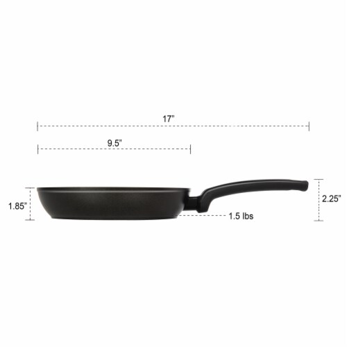 Fry Pan And Skillet, Non-Stick Aluminium Cookware With Bakelite Handle, 9.5 (24Cm) Perspective: back