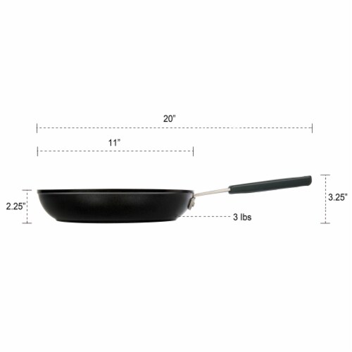 Fry Pan And Skillet, Non-Stick Aluminium Cookware, 11  (28Cm) Perspective: back