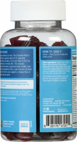 SUKU Vitamins The Complete Men’s Multi Vitamin Gummies Perspective: back