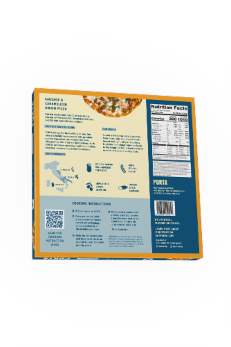 Porta™ Sausage and Carmelized Onion Pizza Perspective: back