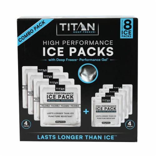 Titan High Performance Ice Pack Set Pack Of 8 1 unit King Soopers