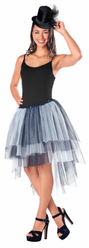Seasons Waterfall Tutu - Black / White Perspective: back