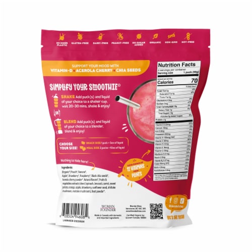 Blender Bites® Liquid Sunshine™ 1-Step Smoothies Perspective: back