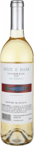 Dixie & Bass™ Sauvignon Blanc Washington White Wine Perspective: back