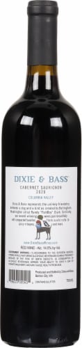 Dixie & Bass™ Columbia Valley Cabernet Sauvignon Red Wine Perspective: back