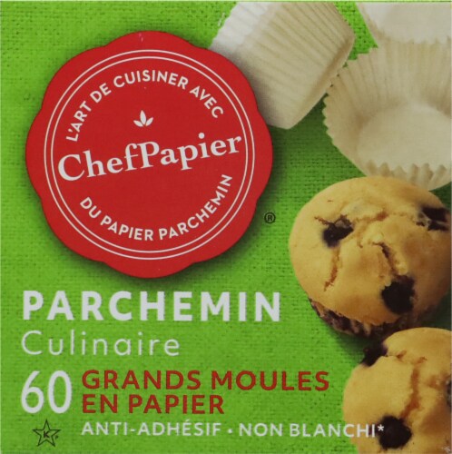 Paper Chef® Large Culinary Parchment Baking Cups Perspective: back