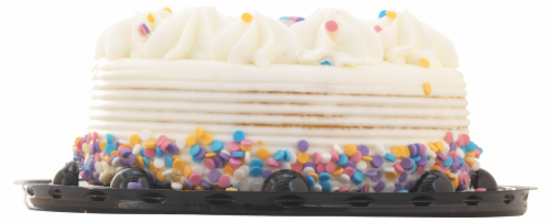 Charlotte's Vanilla Celebration Cake Perspective: back
