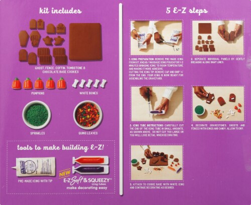 Create A Treat Scary Graveyard Halloween Chocolate Kit Perspective: back