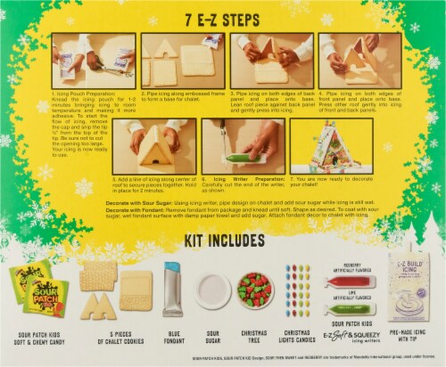 Create A Treat™ Sour Patch Kids Xtreme Ski Cookie Chalet Kit Perspective: back