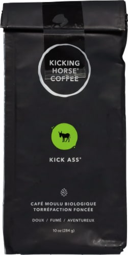 Kicking Horse Coffee® Kick Ass® Dark Ground Coffee Perspective: back