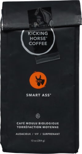 Kicking Horse Coffee Smart Ass Medium Organic Ground Coffee Perspective: back