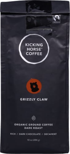 Kicking Horse® Coffee Grizzly Claw Dark Roast Organic Ground Coffee Perspective: back