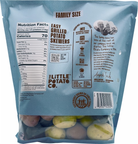 The Little Potato Company Little Trios™ Fresh Potatoes Perspective: back