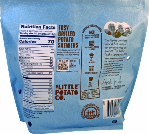 The Little Potato Company Terrific Trio Creamer Potatoes Perspective: back