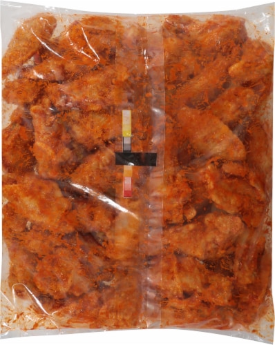 Winganza Frozen Raw Buffalo Style Chicken Wings Perspective: back