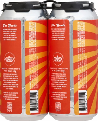 Victory® Sunny Monkey Belgian-Style Sour Ale with Guava Perspective: back