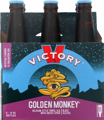 Victory® Brewing Company Golden Monkey® Ale Beer Perspective: back