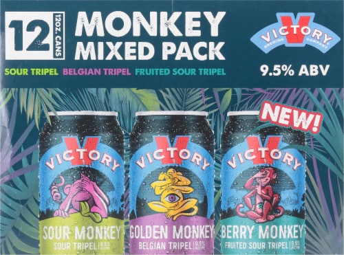 Victory Brewing Company® Mystical Monkey Craft Beer Mixer Pack Perspective: back