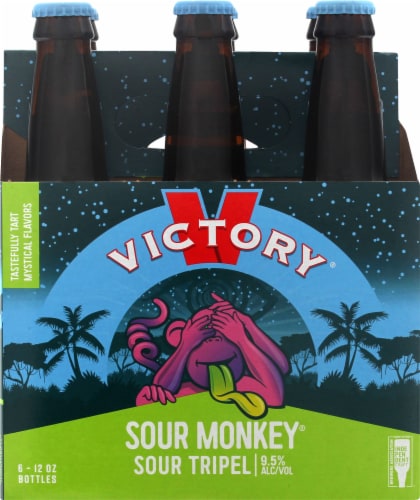 Victory® Brewing Company Sour Monkey® Beer Perspective: back