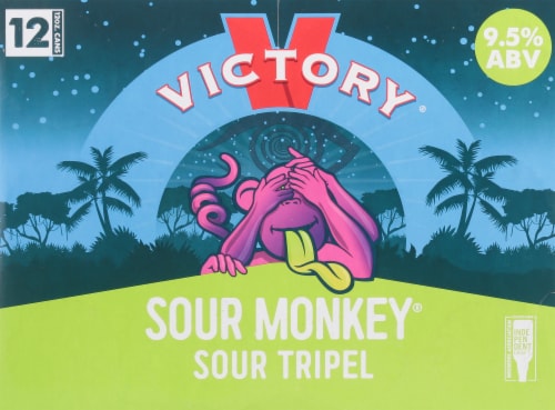 Victory® Brewing Company Sour Monkey® Sour Tripel Perspective: back