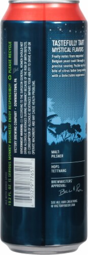 Victory Sour Monkey Sour Tripel Beer Perspective: back