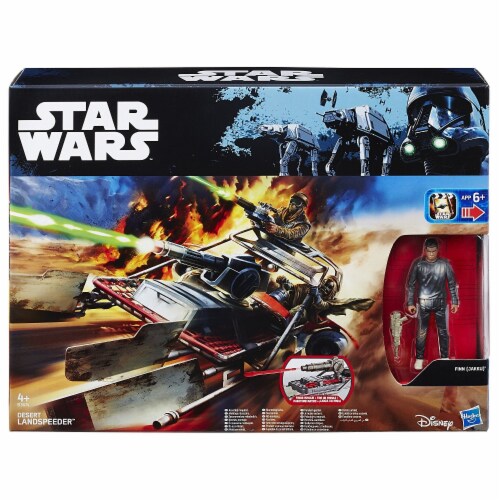 Star Wars The Force Awakens Jakku Desert Landspeeder Perspective: back