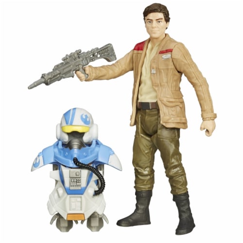 Star Wars The Force Awakens 3.75-Inch Figure Space Mission Armor Poe Dameron (Pilot) Perspective: back
