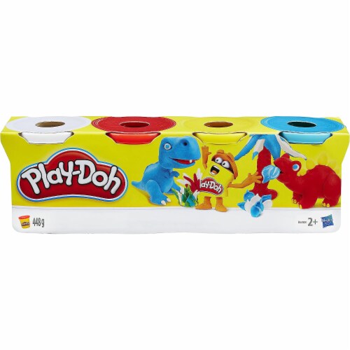 Play-doh® 4 pk 4 oz Cans - Classic Colors Perspective: back
