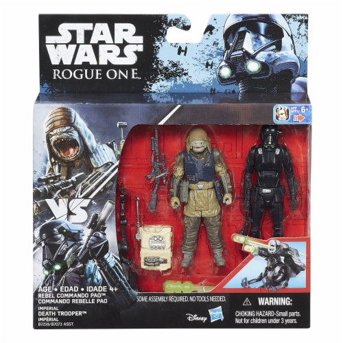 Star Wars Rogue One Imperial Death Trooper & Rebel Commando Pao Deluxe Perspective: back