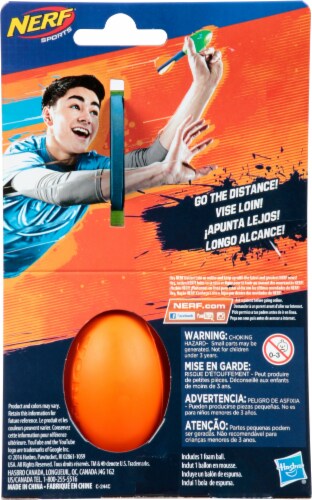 Nerf Sports Pocket Vortex Howler Aero Flyer Ball Orange 1 ct