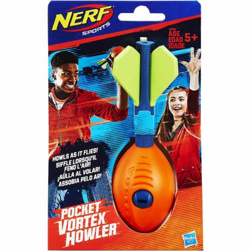 Nerf Sports Pocket Vortex Howler Tailed Football Perspective: back