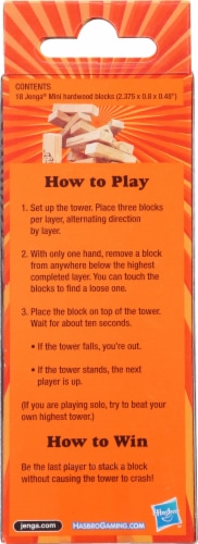 Jenga® Mini Game Perspective: back
