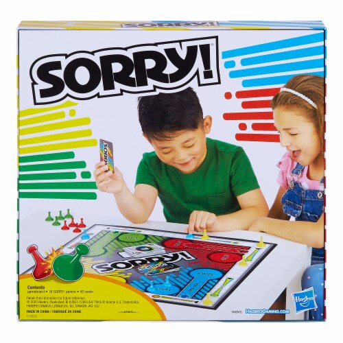 Hasbro Sorry! Board Game Perspective: back