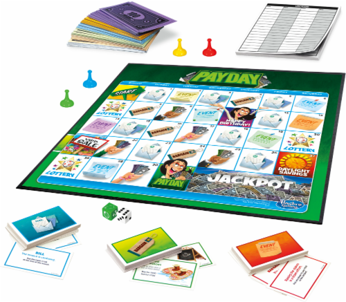 Hasbro Pay Day Game Perspective: back