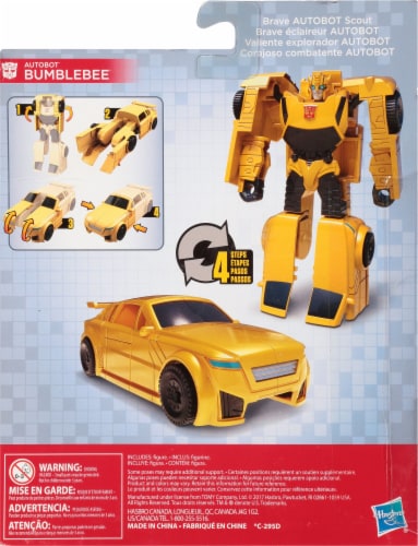 Hasbro Bumblebee Transformer Action Figure Perspective: back