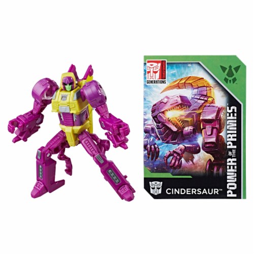 Hasbro Transformers: Generations Power of the Primes Legends Class Cindersaur™ Action Figure Perspective: back
