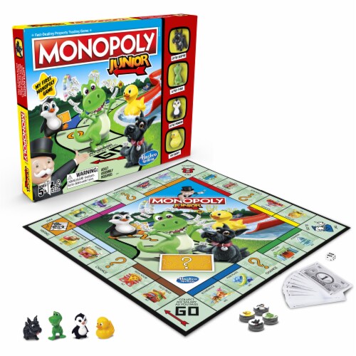 Hasbro Gaming Monopoly Junior Game Perspective: back