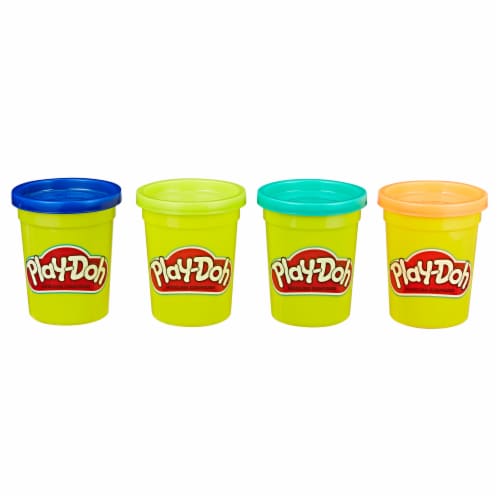 Play-doh® 4 pk 4 oz Cans - Wild Colors Perspective: back