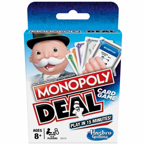 Hasbro Gaming® Monopoly Deal Card Game Perspective: back